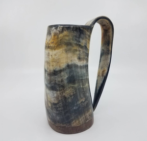 Taza para beber de cuerno de jarra de cerveza de gran venta hecha a mano vikinga genuina por S.A. Sons exporta material de cuerno de búfalo estilo animal - Product Image 5