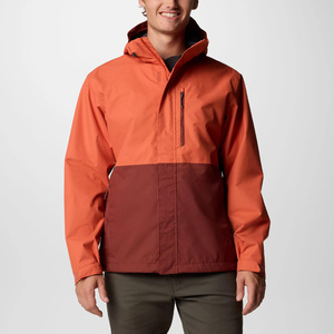 <b>Men's</b> Hooded Color Blocking <b>Jacket</b> Waterproof Polyester Autumn Casual Outdoor Wear - Product Image 4