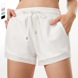 Shorts d'entraînement pour femmes de haute qualité respirant polaire taille élastique nouvelle mode décontracté Gym Fitness porter grande taille - Product Image 2