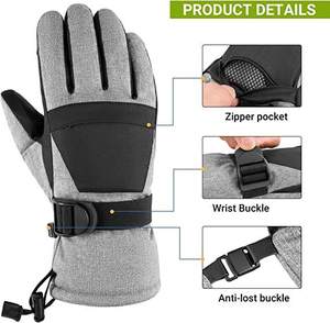 Guantes de Esquí Duraderos de Nuevo Diseño, Colores Personalizados, Logotipo, Protección Completa para los Dedos, Impermeables/Aprueba del Viento, para Snowboard Extremo - Product Image 2