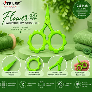 Sharp Precision Mini Flower Embroidery Scissors Custom Color Sewing <b>Thread</b> <b>Cutter</b> Wholesale - Product Image 6