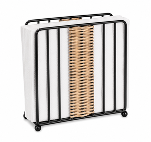 Porte-serviettes moderne en métal pour la maison, la salle à manger, la décoration de table, le restaurant, l'hôtel, le café - Support vertical en fer forgé pour serviettes en papier - Product Image 1