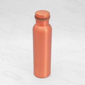Copper Water <b>Bottle</b> Matte Finish ay goodbye to ordinary water <b>bottles</b> and embrace the sophisticated Matte Copper <b>Bottle</b> by Healt - Product Image 4