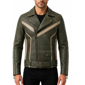 Chaqueta de Cuero Premium para Motociclistas, Estilo Clásico, Construcción Duradera y Cómoda para Uso Diario - Product Image 3
