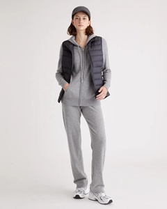 Chaleco acolchado para mujer, sin mangas, alternativa al plumón, ropa de abrigo de invierno, con cremallera, ligero, informal, para usar en capas. - Product Image 4