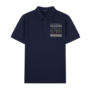 Logotipo Personalizado Bordado para Camisetas Polo, 75% Algodón, Botones Sólidos, Talla XL, Diseño Liso Corto, Camiseta Casual con Estampado - Product Image 3