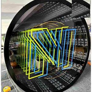 Letrero Luminoso LED con Efecto Espejo Infinito Mágico, Decoración de Pared con Ilusión 3D, Letrero Publicitario con Control WiFi y Colores Personalizables - Product Image 5