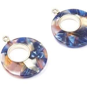 Pendientes de Resina, Joyería de Moda, Pendientes Hechos a Mano para Mujer, Nuevo Diseño, Buen Estilo - Product Image 1