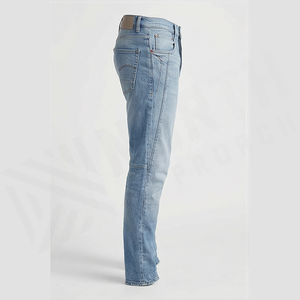 Jeans de Mezclilla de Corte Recto y Ajustado para Hombre, Cintura Media, Algodón, Estilo Casual de Primavera - Product Image 1