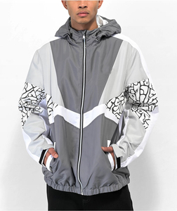 Chaqueta de Seguridad Nocturna de Alta Visibilidad, Cortavientos, de Secado Rápido, Ligera, Personalizada para Hombre, con Logotipo Reflectante - Product Image 4