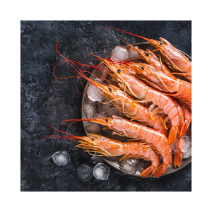 Camarones rojos congelados de alta calidad disponibles a precio de descuento para compradores que buscan suministro en grandes cantidades. - Product Image 1