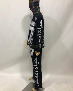 ผู้ผลิตเสื้อผ้าปากีสถานที่ดีที่สุดประจำปี 2025 กางเกงขาบานแบบสั่งทำพิเศษ สไตล์วินเทจฟอกสีแบบแอซิดวอชและซันเฟด ชุดวอร์มผ้าฝ้ายพิมพ์ลายพัฟสำหรับผู้ชาย - Product Image 6