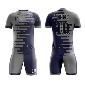 Vente en gros, faible MOQ, uniforme de football à manches courtes sur mesure pour adultes, ensemble d'équipe de haute qualité fabriqué au Pakistan - Product Image 6