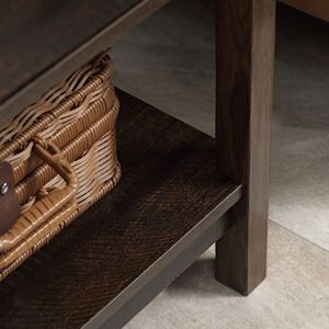 Comodino dal Design Moderno Marrone Scuro, Tavolino Compatto con Cassetto e Ripiani per Camere da Letto Piccole - Product Image 6