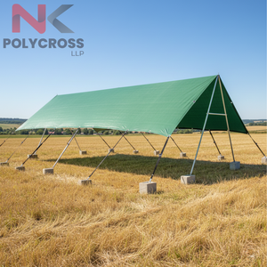 Bâche en plastique vert robuste pour la construction, l'agriculture, le jardinage, les applications extérieures et la protection des marchandises (vente en gros) - Product Image 3