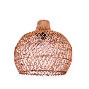 Eco-Friendly Antique <b>Bamboo</b> Woven Handmade Powder-Coated Pendant <b>Light</b> Shades Lamp Base Home - Product Image 3