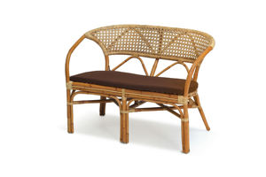 Sofá Cómodo de Dos Plazas con Diseño Asiático en Ratán, Modelo Sienta de CV.Craftindo, para Sala de Estar, Hecho en Java Occidental, Indonesia - Product Image 2