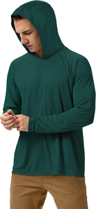Chemise de pêche personnalisée en gros avec logo, unisexe, en spandex et polyester, séchage rapide, respirante, sweat-shirt de pêche sportif - Product Image 2