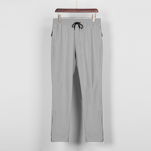 Pantalon de sport pour homme, pantalon de course à séchage rapide, tissé, ample, décontracté, droit, pour le printemps et l'automne, pour le fitness et les activités de plein air - Product Image 1