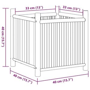 Maceta de Bambú Hecha a Mano Ecológica en Oferta, Maceta de Bambú Natural para Decoración de Interiores, Exteriores, Jardín y Hogar - Product Image 3