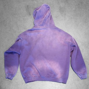 Sweat-shirt à capuche pour femme, couleur unie, manches longues, polaire, 100% coton, pull décontracté d'automne avec poches, coupe régulière - Product Image 2