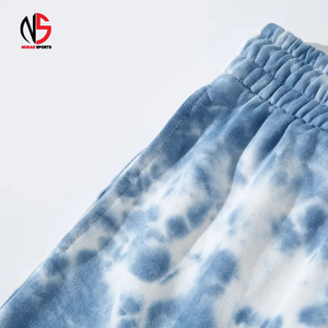 Shorts streetwear tricotés à séchage rapide en toile polyester/coton tie-dye pour hommes, design personnalisé, différentes couleurs, chez NURAK en 2026 - Product Image 6