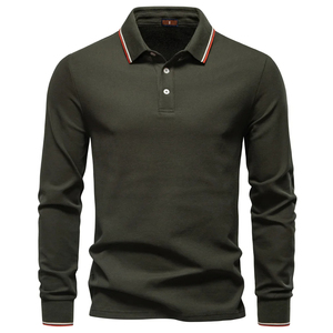 Chemise à manches courtes noire pour homme EDGECO INTERNATIONAL, col rabattu, fermeture boutonnée, 100% coton, coupe classique, couleur unie - Product Image 3