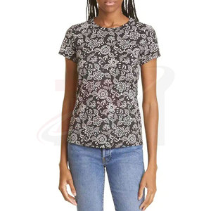 T-shirt imprimé pour femme, vêtement décontracté confortable pour une mode et un style de vie modernes. - Product Image 1