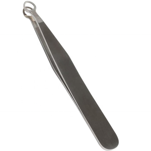 Pinzas de Precisión Profesionales de Acero Inoxidable de Grado Quirúrgico con Punta Redonda, Seguras para la Depilación Facial para Hombres y Mujeres - Product Image 1