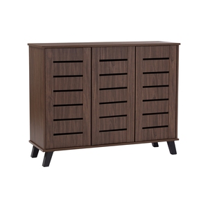Modern Wooden <b>Shoe</b> Rack Cabinet 3 Door Entryway Storage Organizer Space Saving Floor Standing <b>Shoes</b> <b>Holder</b> - Product Image 1
