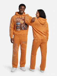 Ensemble jogging et sweat à capuche pour homme, hiver, avec logo personnalisé, motifs religieux, streetwear tendance, vêtements de sport, survêtements - Product Image 5