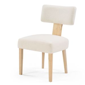 Set di 2 Sedie da Pranzo Moderne in Legno Rivestite in Tessuto, Seduta Confortevole per Sala da Pranzo, Soggiorno e Cucina - Product Image 5