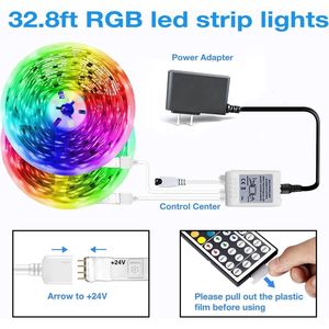 Kit di Strisce LED Intelligenti da 10 Metri con Telecomando e Alimentatore, Funzione Cambio Colore - Product Image 1