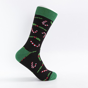 Chaussettes fantaisie pour hommes, anti-bactériennes, hiver, dessin animé, décontractées, amusantes, colorées, originales, pour Noël, vente en gros - Product Image 4