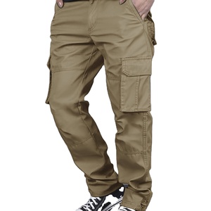 Latest Fashion Men's Canvas Jogger Pants Casual Breathable Anti-Wrinkle Fleece 100% Polyester Drawstring Closure Best Selling - Product Image 1