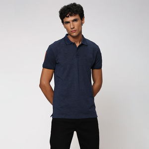 Chemises polo décontractées en polyester pour hommes, nouvelle collection, sublimation, séchage rapide, manches courtes, imprimé uni, vêtements tendance - Product Image 3