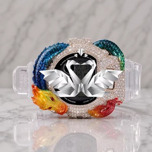 Reloj de Lujo de Acero Inoxidable con Diamantes de Moissanita al por Mayor para Revendedores Minoristas - ¡Disponible para la Venta! - Product Image 1