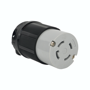 Connecteur électrique industriel Hubbell compatible WJ-9430B 30A 125/250V NEMA L14-30 à verrouillage par torsion avec certification CUL et REACH - Product Image 2