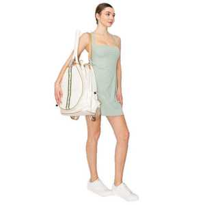 Mochila de Tenis Bagnex de Lona para Mujer, Impermeable, para Raquetas de Pickleball, Pádel y Bádminton, Bolsa Deportiva Multifuncional - Product Image 5