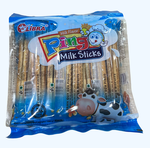 Libra Pingo 186g Milk Flavored Crispy Stick Cookies Wheat <b>Flour</b> Biscuits Sweet Halal FMCG Bag Sachet Carton Competitive Price - Product Image 1