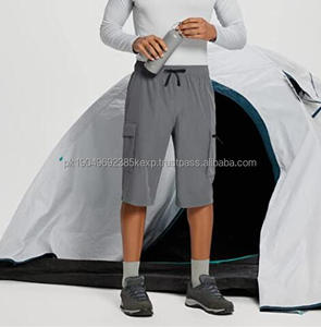 ZN-Boys mode randonnée Shorts sous le genou longueur léger séchage rapide entraînement Gym poche Cargo Shorts hommes demi pantalon - Product Image 3