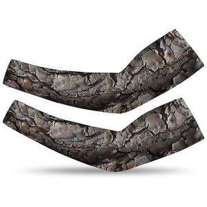 Manguitos de compresión tácticos de camuflaje con protección UV para caza, ciclismo de montaña y descenso al aire libre, con estampado de camuflaje por sublimación. - Product Image 4