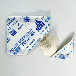 ผงดูดความชื้นเซคโก้ ขนาด 5 กรัม บรรจุ 200 ชิ้นต่อกิโลกรัม อัตราการดูดซับ 250% ผงแคลเซียมคลอไรด์ ดูดความชื้น ควบคุมความชื้น - Product Image 1