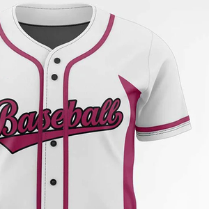 Maillot de baseball pour homme adulte, personnalisable avec logo imprimé, haute qualité, tissu 100% polyester, séchage rapide, sublimation, faible MOQ, prix abordable - Product Image 5