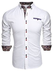 Camisas de Vestir de Manga Larga para Hombre, Diseño Estampado Premium, Cuello en V, Tela de Franela de 220g, Verano, Casual y Formal, Logotipo Personalizado - Product Image 2