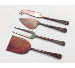 Juego de 3 utensilios de cocina de acero inoxidable con espátulas y mangos texturizados - Product Image 2