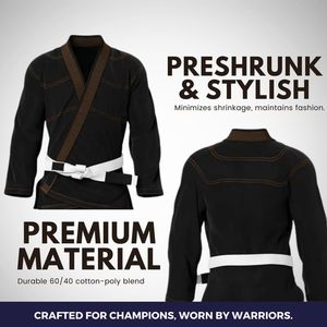 ชุดยูโด BJJ ผ้าฝ้ายพรีเมียม ทอลายเพิร์ลวีฟ ปักโลโก้ได้ตามต้องการ ระบายอากาศได้ดี น้ำหนักเบา ทนทาน เหมาะสำหรับการฝึกซ้อม สำหรับผู้ชายและผู้หญิง - Product Image 3