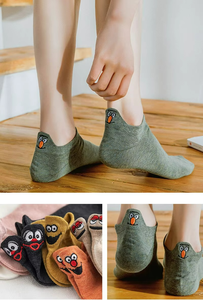 Wholesale Spring Summer Sport Custom Knitted Women Cute <b>Socks</b> Stocking - Product Image 2