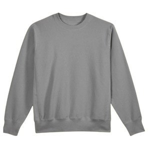 Sudadera de forro polar verde claro bordada para hombre, cuello redondo, manga larga, lisa, de invierno, con impresión de logotipo personalizado. - Product Image 6