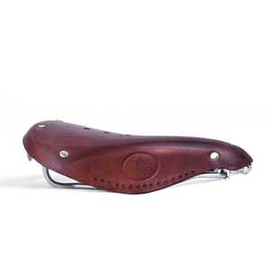 Sillín de Bicicleta M.A Leathers B17 Marrón, Estilo Cuero, Diseño con Remaches, Rieles Dobles de Acero, Cojín Transpirable para Ciclismo de Carretera y MTB - Product Image 4